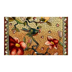 Flower Cubism Mosaic Vintage Banner And Sign 5  X 3 