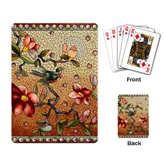 Flower Cubism Mosaic Vintage Playing Cards Single Design (rectangle)