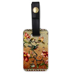 Flower Cubism Mosaic Vintage Luggage Tag (one Side)