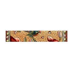 Flower Cubism Mosaic Vintage Flano Scarf (mini)