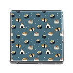 Sushi Pattern Memory Card Reader (Square 5 Slot) Front