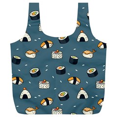 Sushi Pattern Full Print Recycle Bag (xl) by Jancukart