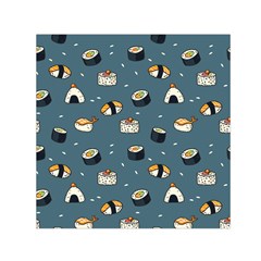 Sushi Pattern Square Satin Scarf (30  X 30 )