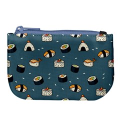 Sushi Pattern Large Coin Purse by Jancukart