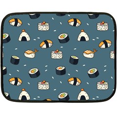 Sushi Pattern Fleece Blanket (mini)