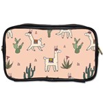 Llamas pattern Toiletries Bag (One Side) Front