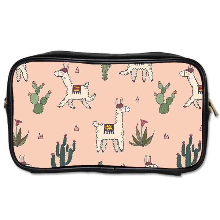 Llamas pattern Toiletries Bag (One Side)