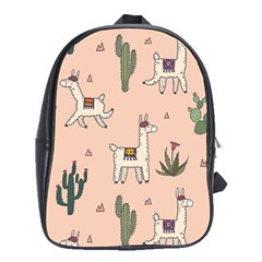 Llamas Pattern School Bag (xl)