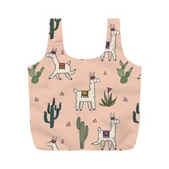 Llamas Pattern Full Print Recycle Bag (m)