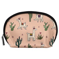 Llamas Pattern Accessory Pouch (large) by Jancukart