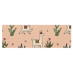 Llamas Pattern Banner And Sign 6  X 2 