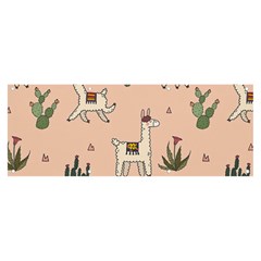 Llamas Pattern Banner And Sign 8  X 3 