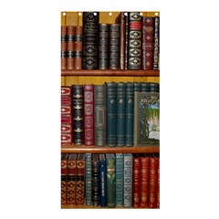 Books Library Bookshelf Bookshop Shower Curtain 36  X 72  (stall) 