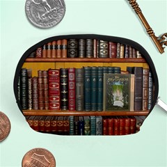 Books Library Bookshelf Bookshop Accessory Pouch (medium)