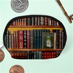 Books Library Bookshelf Bookshop Accessory Pouch (Medium) Back