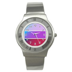 Pattern Banner Set Dot Abstract Stainless Steel Watch