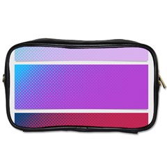 Pattern Banner Set Dot Abstract Toiletries Bag (two Sides)