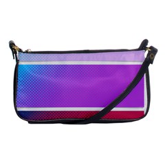 Pattern Banner Set Dot Abstract Shoulder Clutch Bag