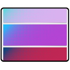 Pattern Banner Set Dot Abstract Fleece Blanket (medium) 