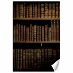 Books Covers Book Case Old Library Canvas 24  X 36  by Amaryn4rt