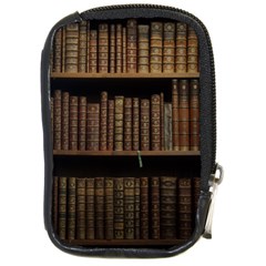 Books Covers Book Case Old Library Compact Camera Leather Case by Amaryn4rt