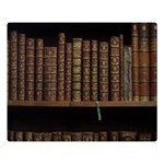 Books Covers Book Case Old Library Double Sided Flano Blanket (Large)  80 x60  Blanket Front