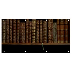 Books Covers Book Case Old Library Banner And Sign 8  X 4  by Amaryn4rt