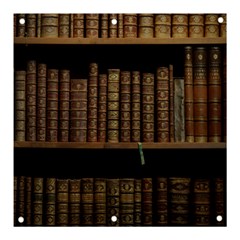 Books Covers Book Case Old Library Banner And Sign 3  X 3  by Amaryn4rt