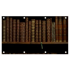 Books Covers Book Case Old Library Banner And Sign 7  X 4 