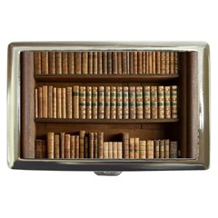 Books Bookcase Old Books Historical Cigarette Money Case by Amaryn4rt