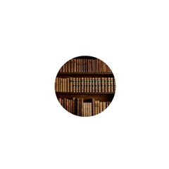 Books Bookcase Old Books Historical 1  Mini Buttons by Amaryn4rt