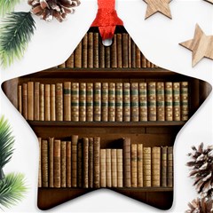 Books Bookcase Old Books Historical Ornament (star) by Amaryn4rt