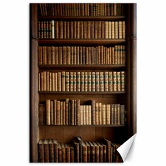 Books Bookcase Old Books Historical Canvas 24  X 36  by Amaryn4rt