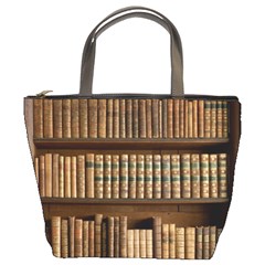 Books Bookcase Old Books Historical Bucket Bag by Amaryn4rt