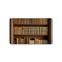 Books Bookcase Old Books Historical Magnet (name Card) by Amaryn4rt