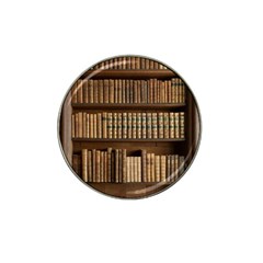 Books Bookcase Old Books Historical Hat Clip Ball Marker by Amaryn4rt