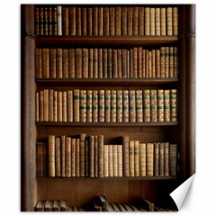 Books Bookcase Old Books Historical Canvas 8  X 10  by Amaryn4rt