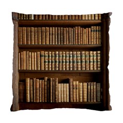 Books Bookcase Old Books Historical Standard Cushion Case (one Side) by Amaryn4rt