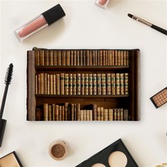 Books Bookcase Old Books Historical Cosmetic Bag (medium) by Amaryn4rt