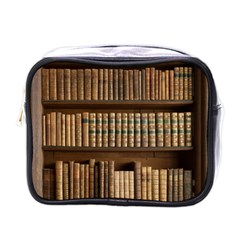 Books Bookcase Old Books Historical Mini Toiletries Bag (one Side) by Amaryn4rt