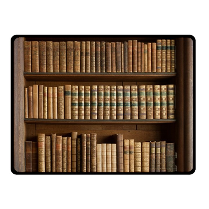 Books Bookcase Old Books Historical Double Sided Fleece Blanket (Small) 