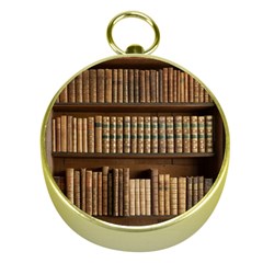 Books Bookcase Old Books Historical Gold Compasses by Amaryn4rt