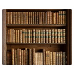 Books Bookcase Old Books Historical Double Sided Flano Blanket (medium)  by Amaryn4rt