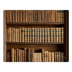 Books Bookcase Old Books Historical Double Sided Flano Blanket (large)  by Amaryn4rt