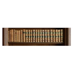 Books Bookcase Old Books Historical Oblong Satin Scarf (16  X 60 ) by Amaryn4rt