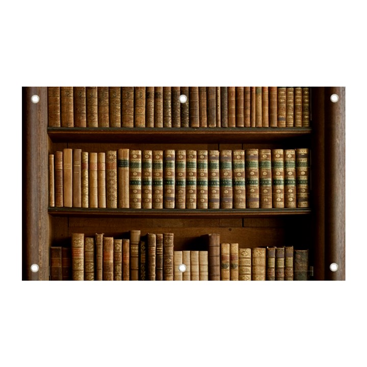 Books Bookcase Old Books Historical Banner and Sign 5  x 3 