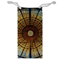 Barcelona Stained Glass Window Jewelry Bag by Amaryn4rt