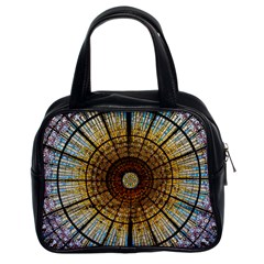 Barcelona Stained Glass Window Classic Handbag (two Sides) by Amaryn4rt