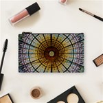 Barcelona Stained Glass Window Cosmetic Bag (Small) Front