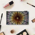 Barcelona Stained Glass Window Cosmetic Bag (Small) Back